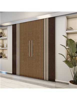Holzschiebetür Eco-Line - Holz-Mix  Model 3028-2