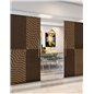 Holzschiebetür Eco-Line - Holz-Mix Model 3050 Holzschiebetür Eco-Line - Holz-Mix Model 3050