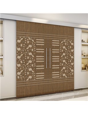 Holzschiebetür Eco-Line - Holz-Mix  Model 3061-3