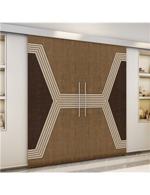 Holzschiebetür Eco-Line - Holz-Mix  Model 3079-3