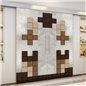 Holzschiebetür Eco-Line - Holz-Mix Model 3081 Holzschiebetür Eco-Line - Holz-Mix Model 3081