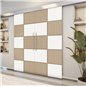 Holzschiebetür Eco-Line - Eiche und Weiss Model 3029 Holzschiebetür Eco-Line - Eiche und Weiss Model 3029