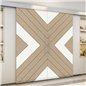 Holzschiebetür Eco-Line - Eiche und Weiss Model 3038 Holzschiebetür Eco-Line - Eiche und Weiss Model 3038
