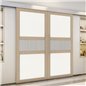 Holzschiebetür Eco-Line - Eiche und Weiss Model 3042 Holzschiebetür Eco-Line - Eiche und Weiss Model 3042