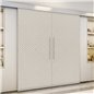 Holzschiebetür Eco-Line - Eiche und Weiss  Model 3047