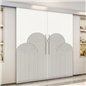 Holzschiebetür Eco-Line - Eiche und Weiss Model 3057 Holzschiebetür Eco-Line - Eiche und Weiss Model 3057