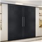 Holzschiebetür Eco-Line - Schwarz Model 3015 Holzschiebetür Eco-Line - Schwarz Model 3015