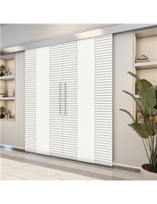 Holzschiebetür Eco-Line - Weiss  Model 3013-2