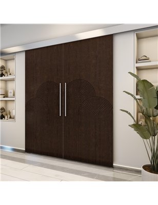 Holzschiebetür Eco-Line - Wenge  Model 3057-2