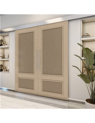 Holzschiebetür Eco-Line - Eiche  Model 3006-2