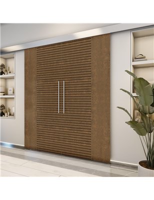 Holzschiebetür Eco-Line - Nussbaum  Model 3012-2