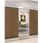 Holzschiebetür Eco-Line - Nussbaum Model 3030 Holzschiebetür Eco-Line - Nussbaum Model 3030