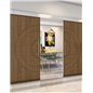 Holzschiebetür Eco-Line - Nussbaum Model 3035 Holzschiebetür Eco-Line - Nussbaum Model 3035