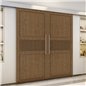 Holzschiebetür Eco-Line - Nussbaum  Model 3042