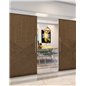 Holzschiebetür Eco-Line - Nussbaum Model 3044 Holzschiebetür Eco-Line - Nussbaum Model 3044
