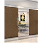 Holzschiebetür Eco-Line - Nussbaum Model 3047 Holzschiebetür Eco-Line - Nussbaum Model 3047