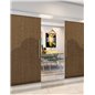 Holzschiebetür Eco-Line - Nussbaum Model 3057 Holzschiebetür Eco-Line - Nussbaum Model 3057