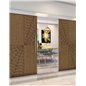 Holzschiebetür Eco-Line - Nussbaum Model 3076 Holzschiebetür Eco-Line - Nussbaum Model 3076