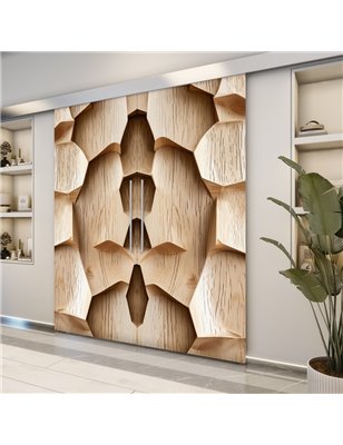 Holzschiebetür Eco-Line - Holzkunst  Model 3002-2