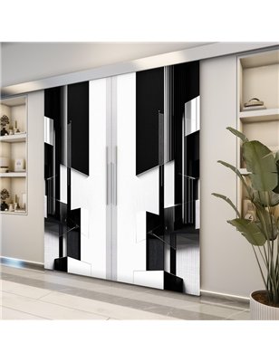 Holzschiebetür Eco-Line - Geometrie  Model 3028-2