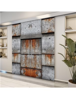 Holzschiebetür Eco-Line - Industrie  Model 3008-2