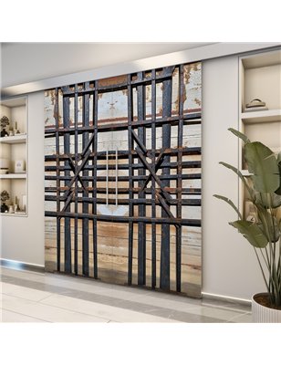 Holzschiebetür Eco-Line - Industrie  Model 3018-2