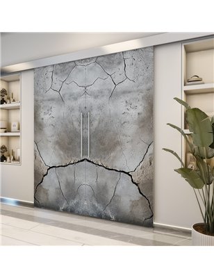 Holzschiebetür Eco-Line - Beton und Stein  Model 3042-2