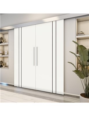 Holzschiebetür Eco-Line - Design-Linien  Model 3056-2