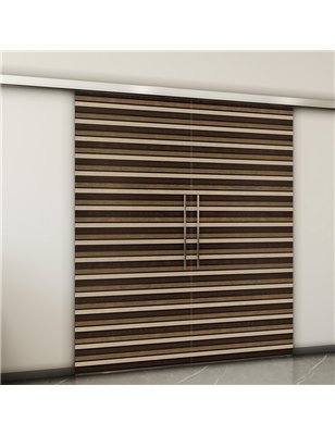 Holzschiebetür Slim-Line - Holz-Mix  Model 3014-2
