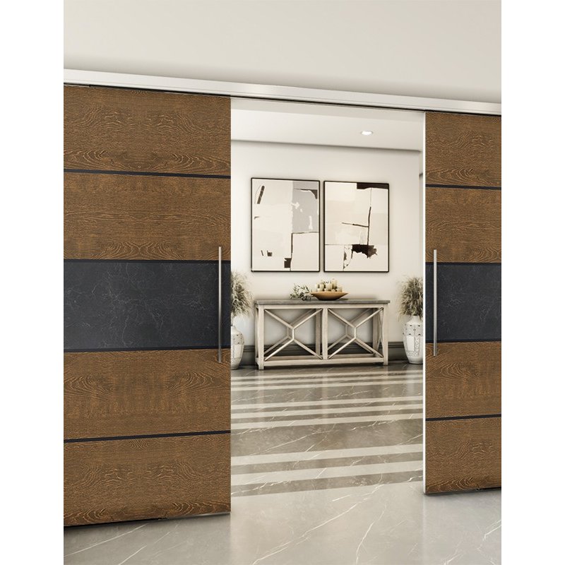 Holzschiebetür Slim-Line - Holz-Mix Model 3031 Holzschiebetür Slim-Line - Holz-Mix Model 3031