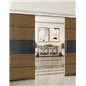 Holzschiebetür Slim-Line - Holz-Mix Model 3031 Holzschiebetür Slim-Line - Holz-Mix Model 3031