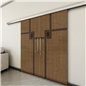 Holzschiebetür Slim-Line - Holz-Mix Model 3059 Holzschiebetür Slim-Line - Holz-Mix Model 3059