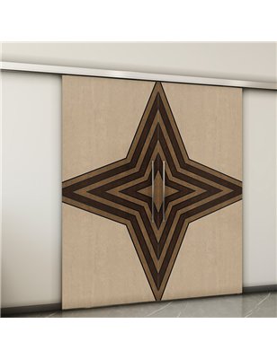Holzschiebetür Slim-Line - Holz-Mix  Model 3083-2