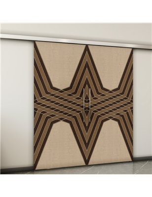 Holzschiebetür Slim-Line - Holz-Mix  Model 3084-2