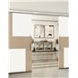 Holzschiebetür Slim-Line - Eiche und Weiss Model 3027 Holzschiebetür Slim-Line - Eiche und Weiss Model 3027