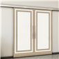 Holzschiebetür Slim-Line - Eiche und Weiss Model 3041 Holzschiebetür Slim-Line - Eiche und Weiss Model 3041