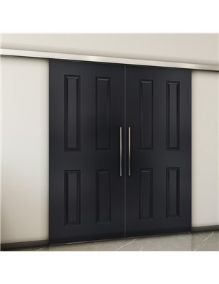 Holzschiebetür Slim-Line - Schwarz  Model 3022-2