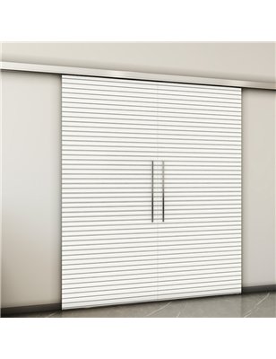 Holzschiebetür Slim-Line - Weiss  Model 3014-2