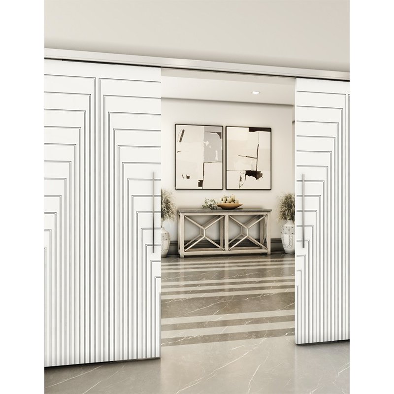 Holzschiebetür Slim-Line - Weiss Model 3052 Holzschiebetür Slim-Line - Weiss Model 3052