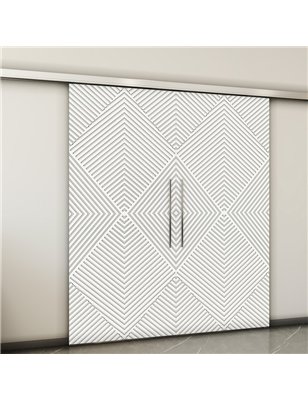 Holzschiebetür Slim-Line - Weiss  Model 3054-2