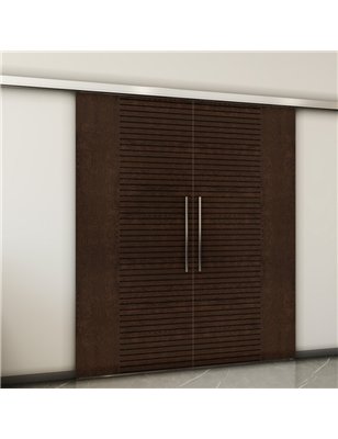 Holzschiebetür Slim-Line - Wenge  Model 3012-2