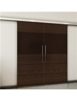 Holzschiebetür Slim-Line - Wenge  Model 3020-2