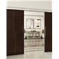 Holzschiebetür Slim-Line - Wenge Model 3040 Holzschiebetür Slim-Line - Wenge Model 3040