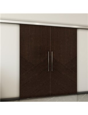 Holzschiebetür Slim-Line - Wenge  Model 3044-2