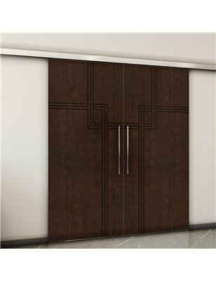 Holzschiebetür Slim-Line - Wenge  Model 3059-2