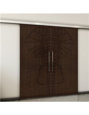 Holzschiebetür Slim-Line - Wenge  Model 3062-2