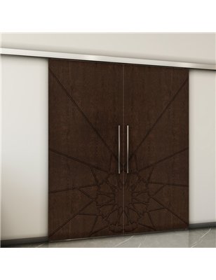 Holzschiebetür Slim-Line - Wenge  Model 3068-2