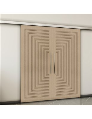 Holzschiebetür Slim-Line - Eiche  Model 3001-2