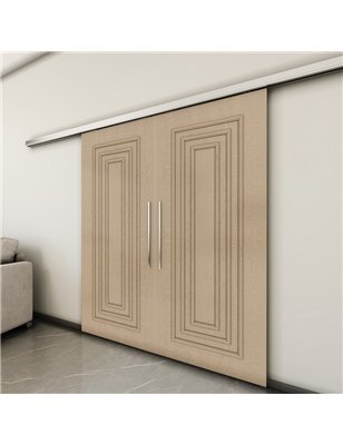 Holzschiebetür Slim-Line - Eiche  Model 3002-3