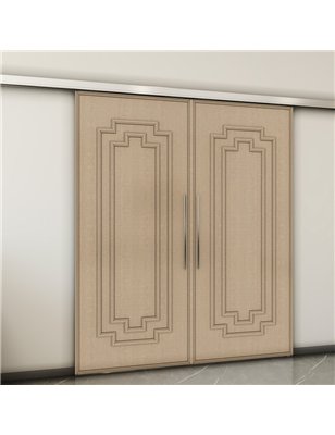 Holzschiebetür Slim-Line - Eiche  Model 3003-2